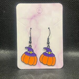 3/$15~Pumpkin Earrings